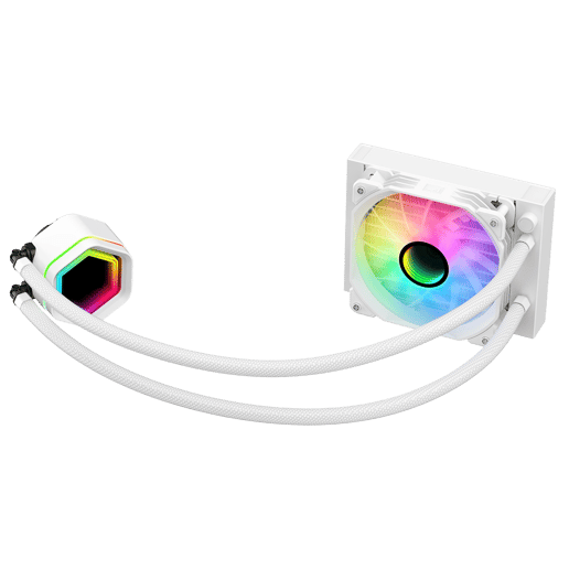 Edge White ARGB All-In-One 120mm Intel and AMD CPU Infinity Watercooler