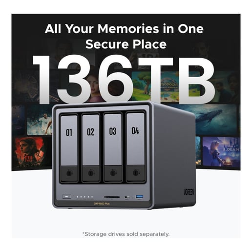 Ugreen NASync DXP4800 Plus 4-Bay NAS