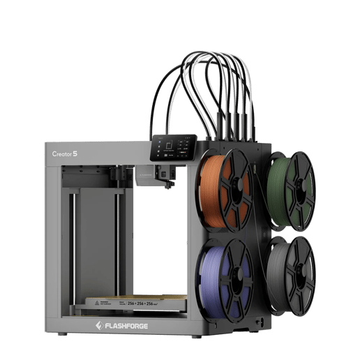 Flashforge Creator 5 4-Toolheads Multi-Color 3D Printer