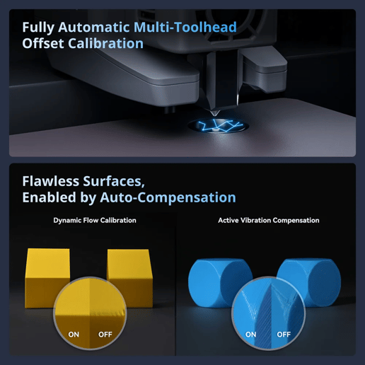 Flashforge Creator 5 4-Toolheads Multi-Color 3D Printer
