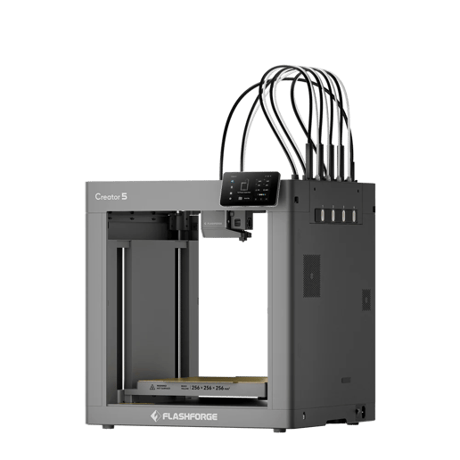 Flashforge Creator 5 4-Toolheads Multi-Color 3D Printer