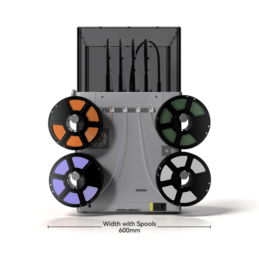 Flashforge Creator 5 Pro 4-Toolheads Enclosed Multi-Color 3D Printer