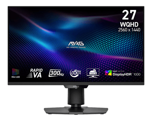 MSI   27" Gaming Monitor - Rapid VA, 300Hz, 0.5ms, HDMI, DP