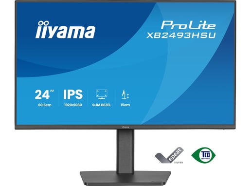 iiyama   24" Full HD Monitor - IPS, 120Hz, 1ms, Speakers, HDMI, DP