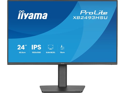 iiyama   24" Full HD Monitor - IPS, 120Hz, 1ms, Speakers, HDMI, DP