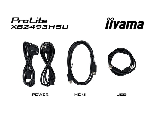 iiyama   24" Full HD Monitor - IPS, 120Hz, 1ms, Speakers, HDMI, DP