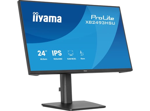 iiyama   24" Full HD Monitor - IPS, 120Hz, 1ms, Speakers, HDMI, DP