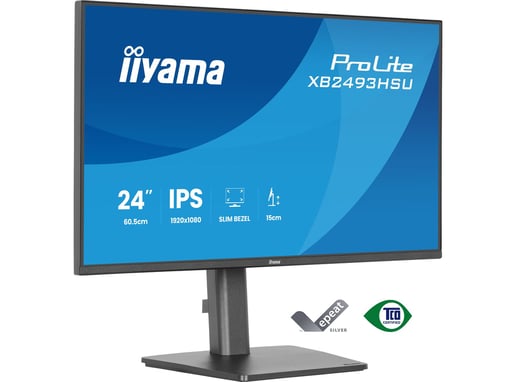 iiyama   24" Full HD Monitor - IPS, 120Hz, 1ms, Speakers, HDMI, DP