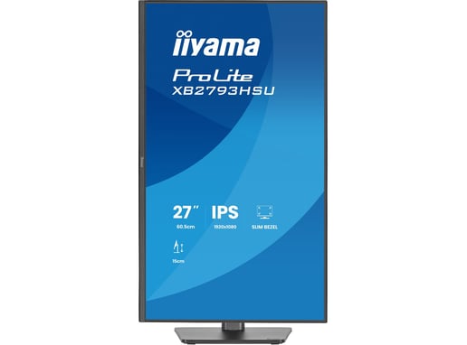 iiyama   27" Full HD Monitor - IPS, 120Hz, 1ms, Speakers, HDMI, DP