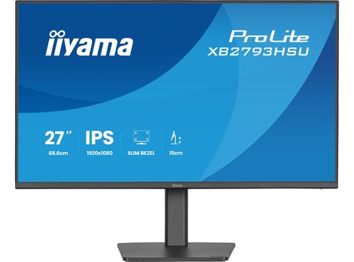 iiyama   27" Full HD Monitor - IPS, 120Hz, 1ms, Speakers, HDMI, DP