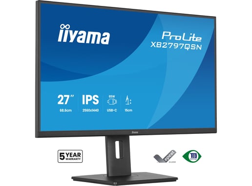 iiyama   27" Monitor - IPS, 75Hz, 1ms, Speakers, HDMI, DP
