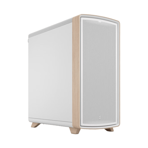Fractal Summit Chalk White Solid Mid Tower Gaming Case - White 