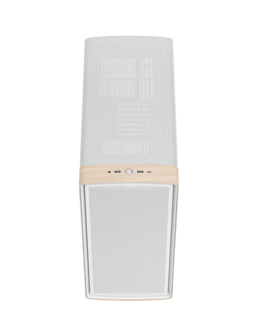 Fractal Summit Chalk White Solid Mid Tower Gaming Case - White 