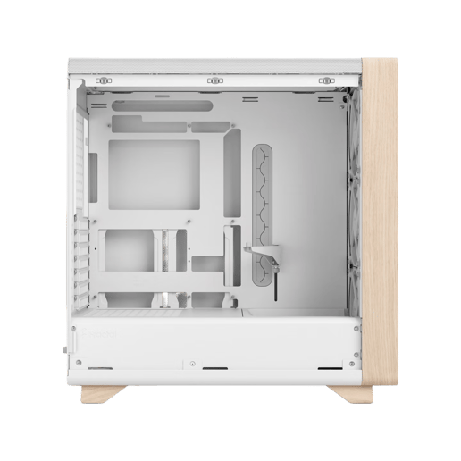 Fractal Summit Chalk White Solid Mid Tower Gaming Case - White 
