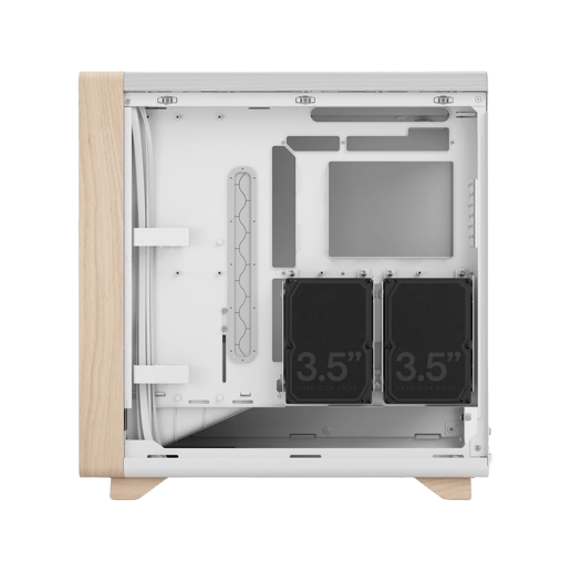 Fractal Summit Chalk White Solid Mid Tower Gaming Case - White 