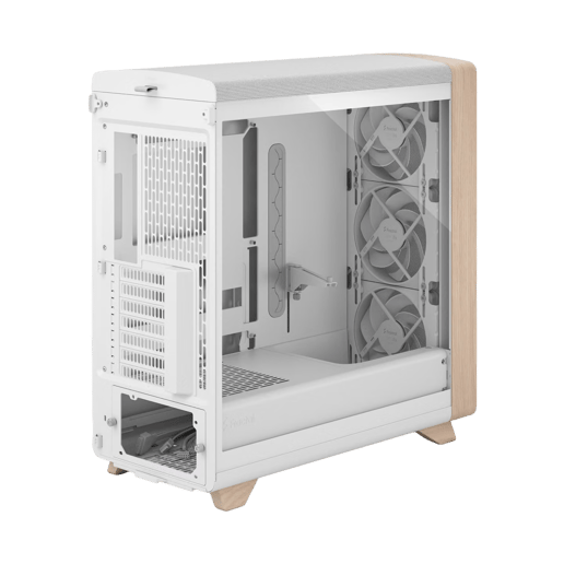 Fractal Summit Chalk White TG Clear Mid Tower Gaming Case - White 