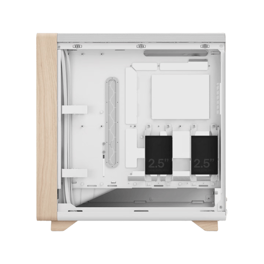 Fractal Summit Chalk White Solid Mid Tower Gaming Case - White 