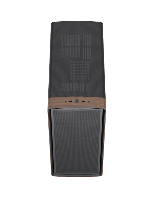 Fractal Summit Black Solid Mid Tower Gaming Case - Black 