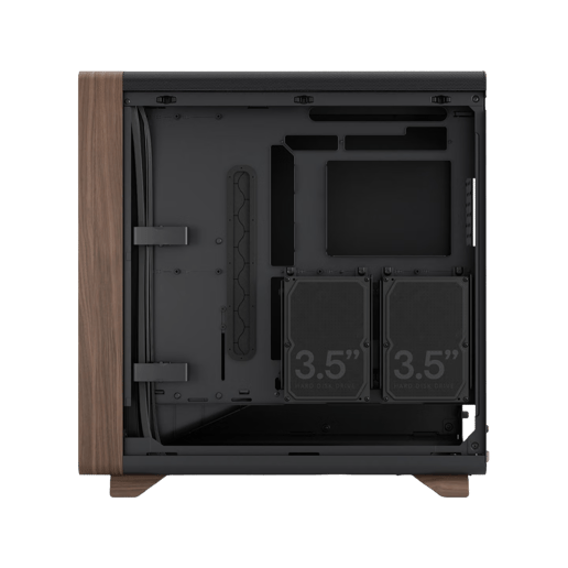Fractal Summit Black Solid Mid Tower Gaming Case - Black 