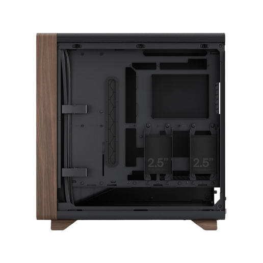 Fractal Summit Black Solid Mid Tower Gaming Case - Black 