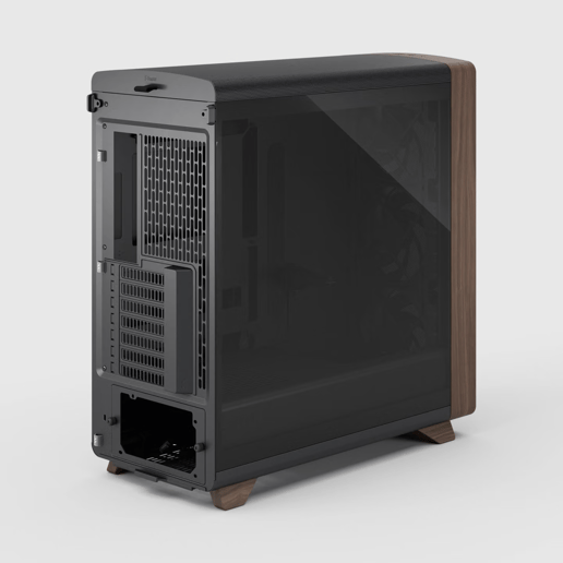 Fractal Summit Black TG Light Mid Tower Gaming Case - Black 