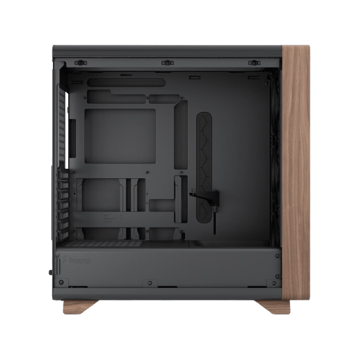 Fractal Summit Black TG Light Mid Tower Gaming Case - Black 