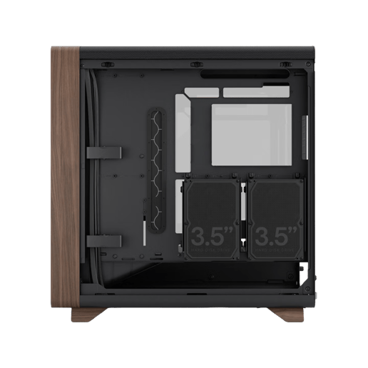 Fractal Summit Black TG Light Mid Tower Gaming Case - Black 