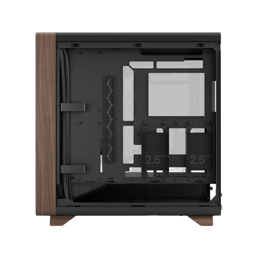 Fractal Summit Black TG Light Mid Tower Gaming Case - Black 