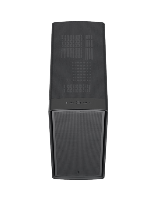 Fractal Summit Blackout TG Light Mid Tower Gaming Case - Black 