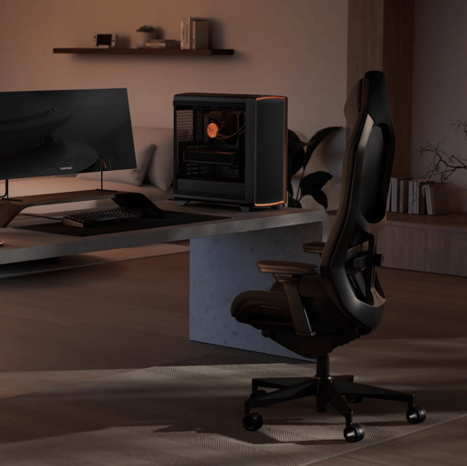 Fractal Summit Ambience Blackout TG Light Mid Tower Gaming Case - Black 