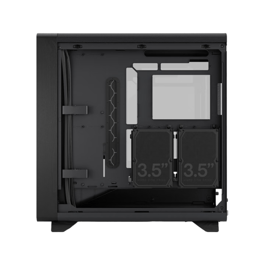 Fractal Summit Ambience Blackout TG Light Mid Tower Gaming Case - Black 