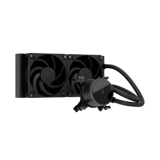 Fractal Design Radius 240 AIO CPU Cooler, Black