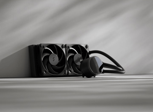 Fractal Design Radius 240 AIO CPU Cooler, Black