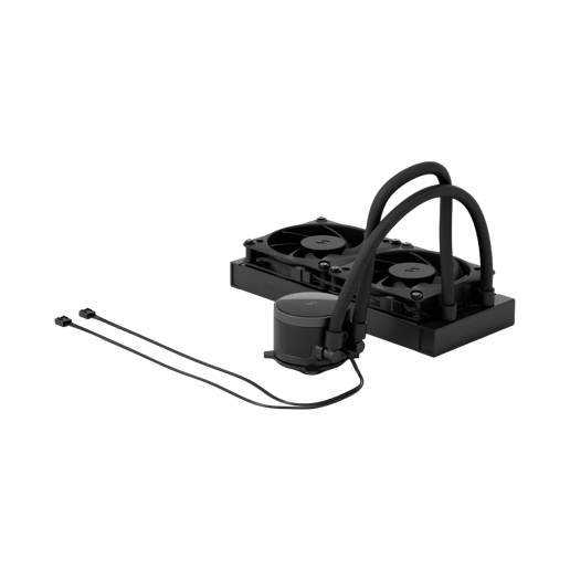 Fractal Design Radius 240 AIO CPU Cooler, Black
