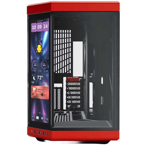 HYTE Y70 Touch Infinite Mid Tower Gaming Case - Red 