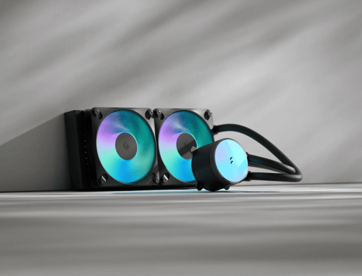 Fractal Design Radius 240 RGB AIO CPU Cooler, Black