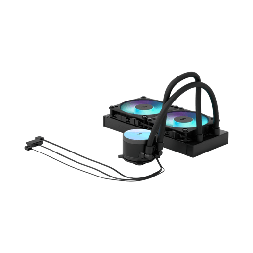 Fractal Design Radius 240 RGB AIO CPU Cooler, Black