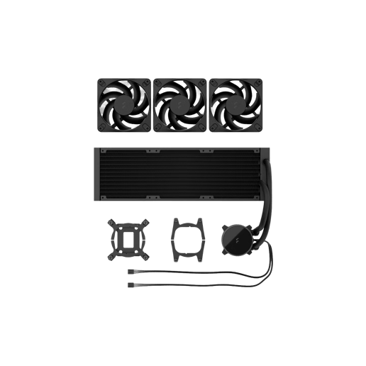 Fractal Design Radius 360 AIO CPU Cooler, Black