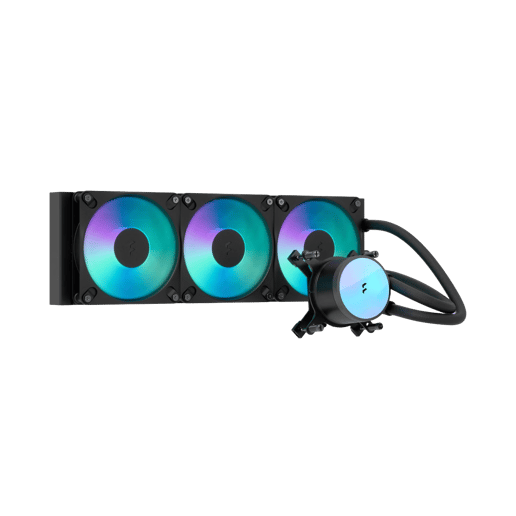 Fractal Design Radius 360 RGB AIO CPU Cooler, Black