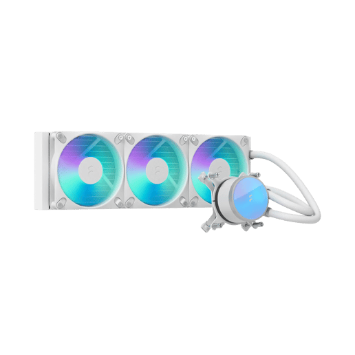 Fractal Design Radius 360 RGB AIO CPU Cooler, White