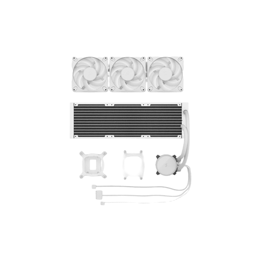 Fractal Design Radius 360 RGB AIO CPU Cooler, White