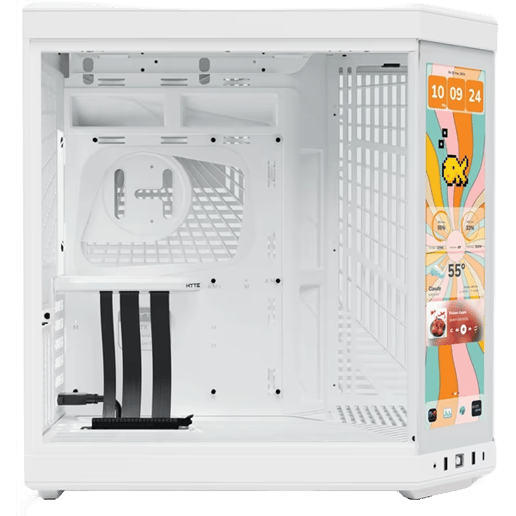 HYTE Y70 Touch Infinite Mid Tower Gaming Case - White 