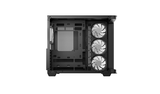 DeepCool CG530U 4F Mid Tower Gaming Case - Black 