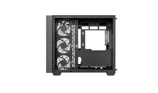 DeepCool CG530U 4F Mid Tower Gaming Case - Black 