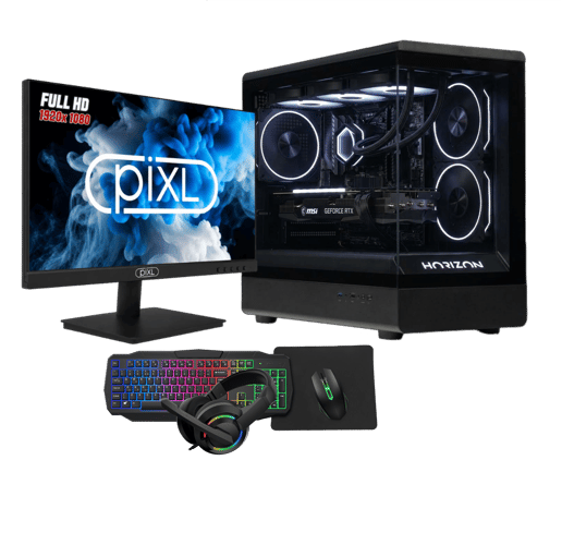 Horizon Ryzen 5 5500 RTX 3050 Pre-built Gaming PC with PC & Bundle
