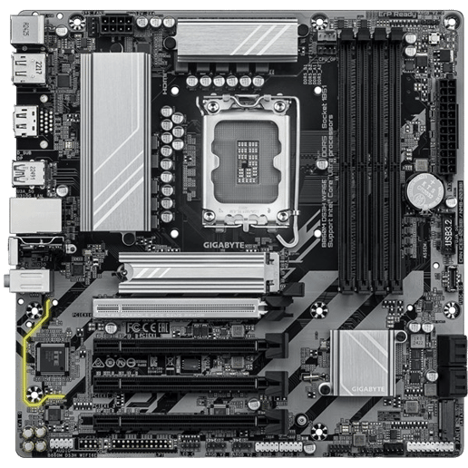 Gigabyte B860M DS3H WIFI6E mATX Motherboard for Intel Socket 1851 CPUs