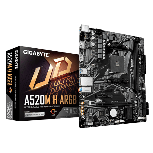 AMD A520M H ARGB mATX Motherboard for AMD Socket AM4 CPUs