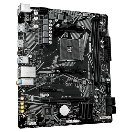 AMD A520M H ARGB mATX Motherboard for AMD Socket AM4 CPUs