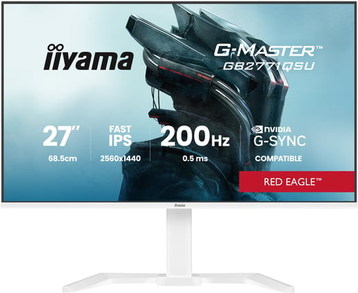 iiyama GB2771QSU-W1 27" Gaming Monitor - Fast IPS, 200Hz, 0.5ms, Speakers, HDMI