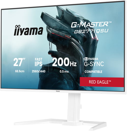 iiyama GB2771QSU-W1 27" Gaming Monitor - Fast IPS, 200Hz, 0.5ms, Speakers, HDMI